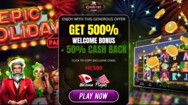 high country casino christmas cashback bonus code