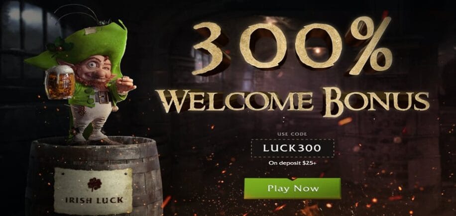 Irish Luck Bonus codes for high value players