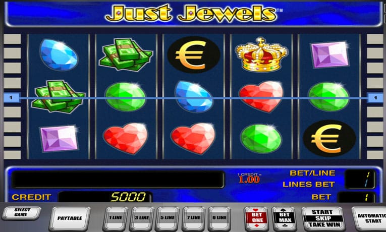 Just Jewels slot machine demo
