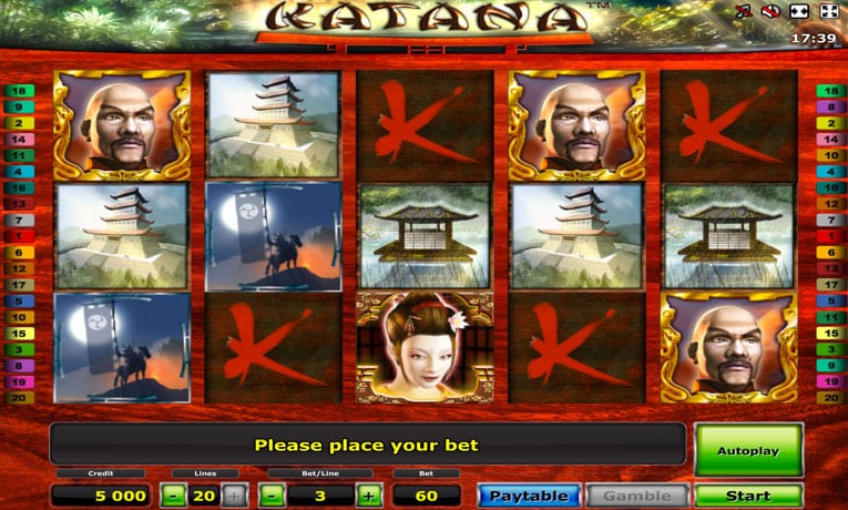 Katana slot machine demo