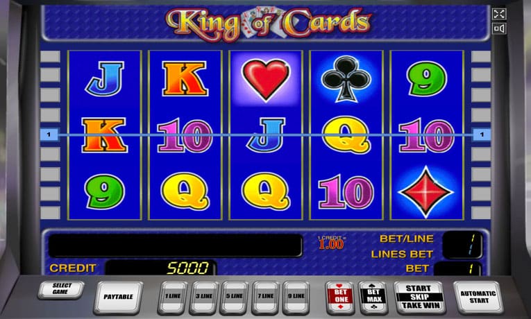 King of Cards slot machine demo