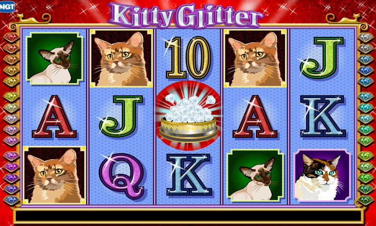 Kitty Glitter pokie machine demo