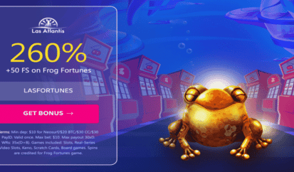 las atlantis frog fortunes bonus code