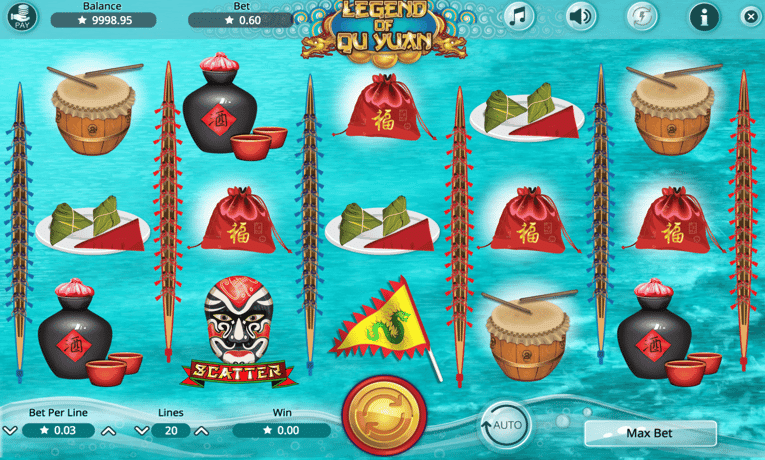 Legend of Qu Yuan slot machine demo