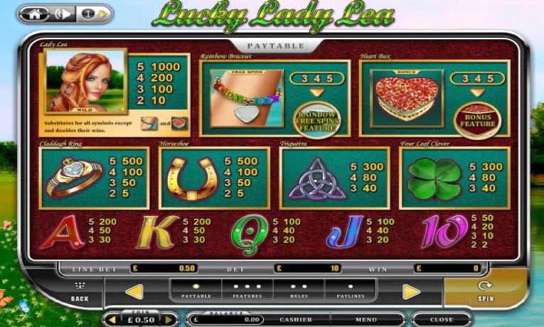 Lucky Lady Lea demo slot