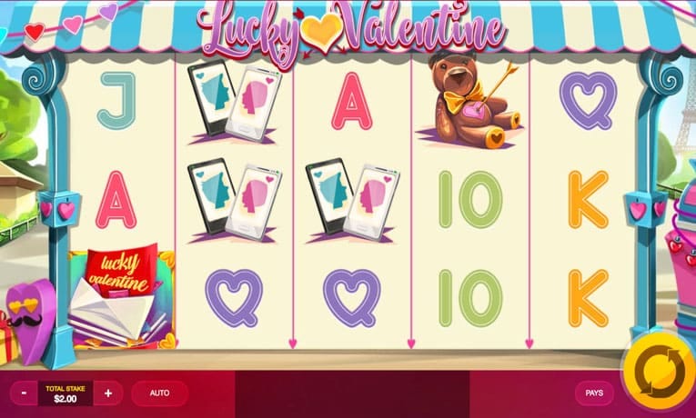 Lucky Valentine video slot demo