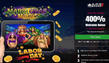 Labor Day's Bonus Code for Mardi Gras Magic