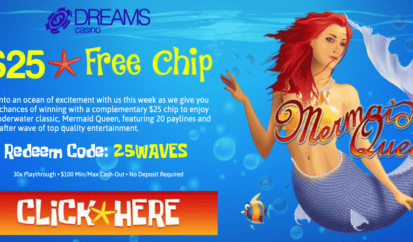 mermaid queen free chip