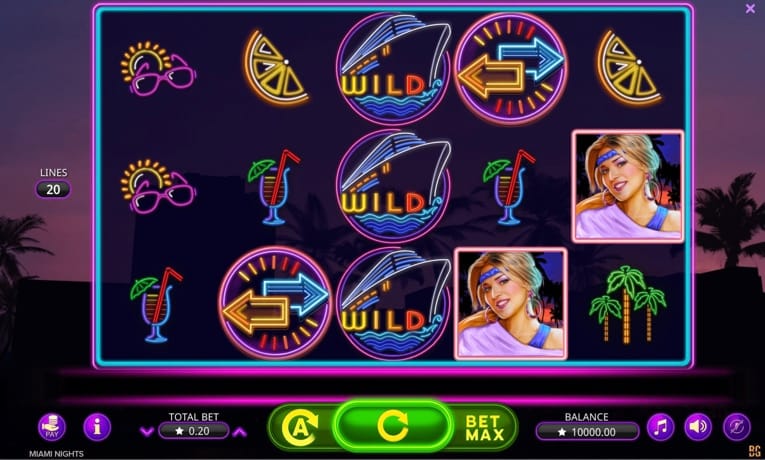 Miami Nights slot machine demo