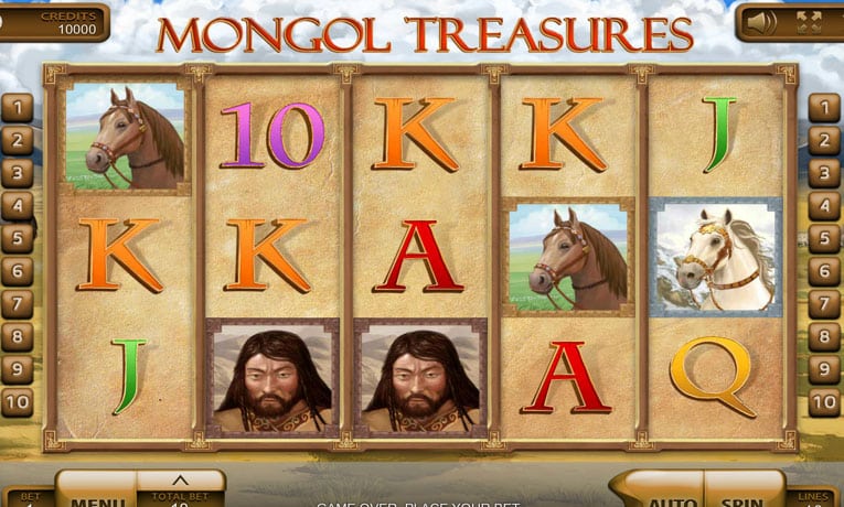 Mongol Treasures slot game demo
