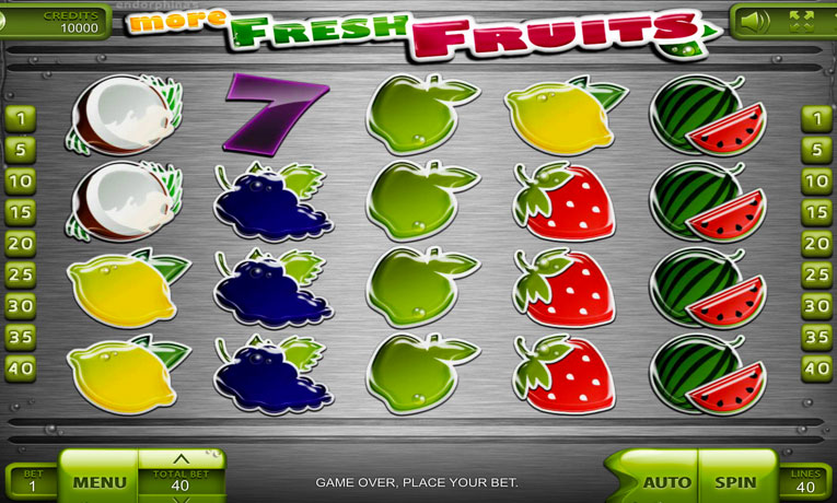 More Fresh Fruits slot game demo