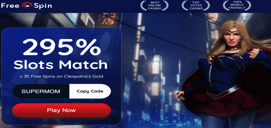 Mother’s Day bonus code at FreeSpin casino