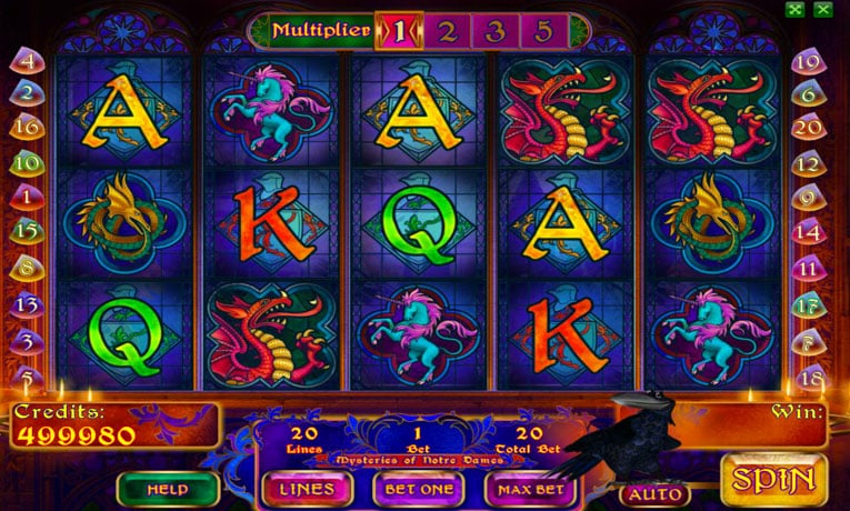 Mystery of Notre Dames slot game demo