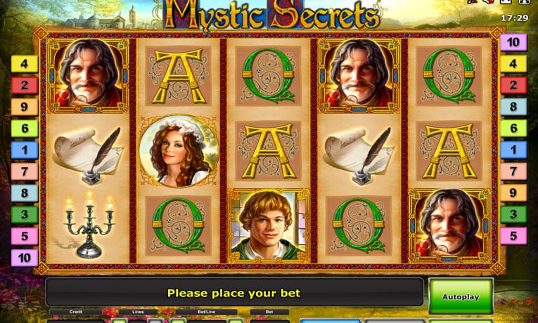 Mystic Secrets slot machine demo