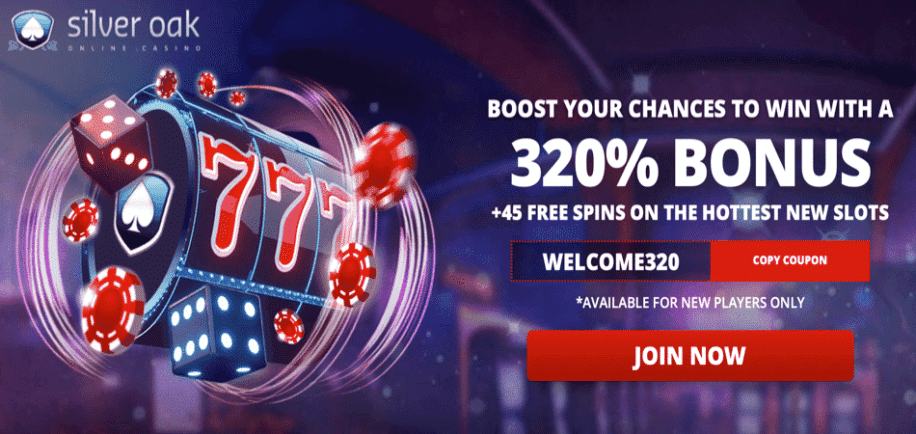 new slots bonus code at silver oak