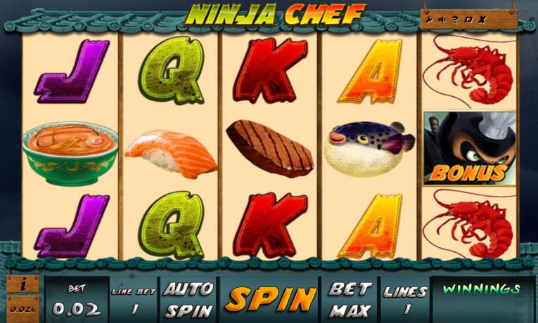 Ninja Chef slot demo