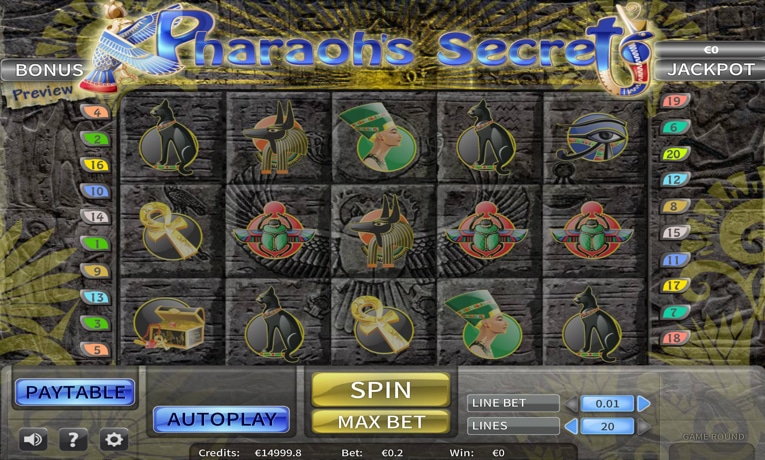 Pharaoh’s Secret demo slot