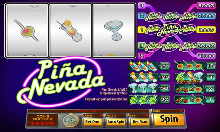 Piña Nevada video slot demo
