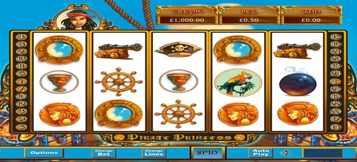 Pirate Princess demo slots