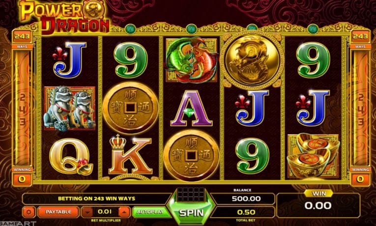 Power Dragon demo slot