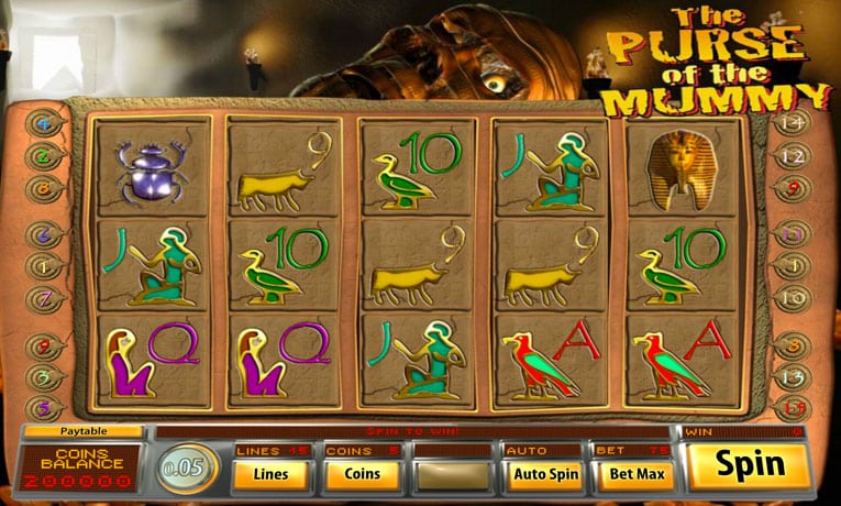 The Purse of the Mummy video slot demo