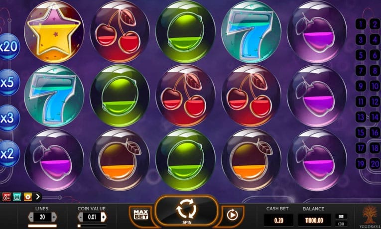 Démo de la machine à fruits Pyrons