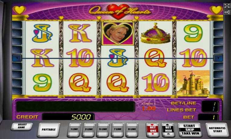 Queen of Hearts slot game demo