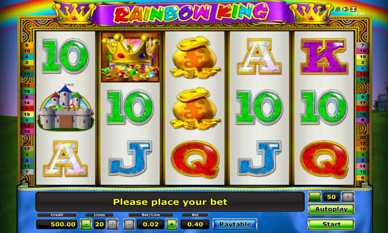 Rainbow King slot machine demo