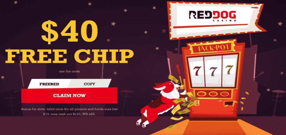 red dog $40 no deposit bonus code