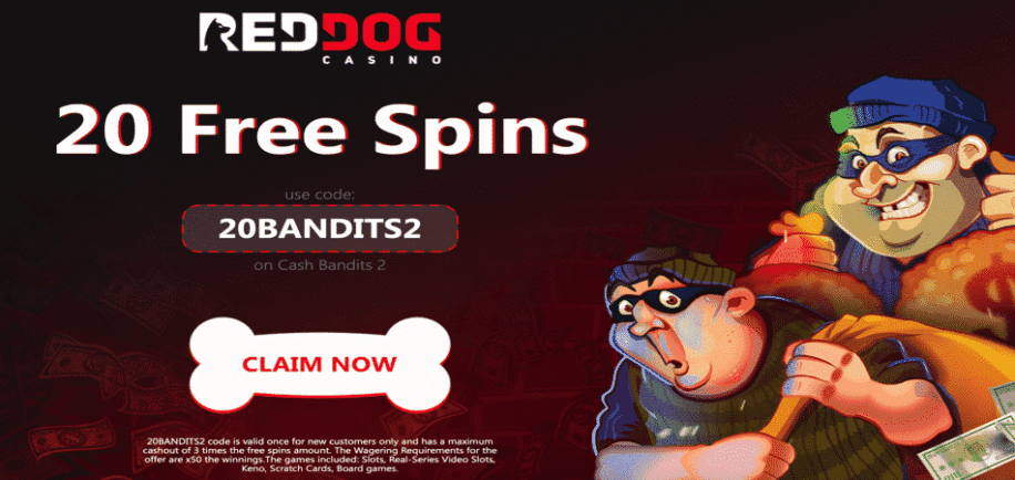 red dog cash bandits 2 bonus code