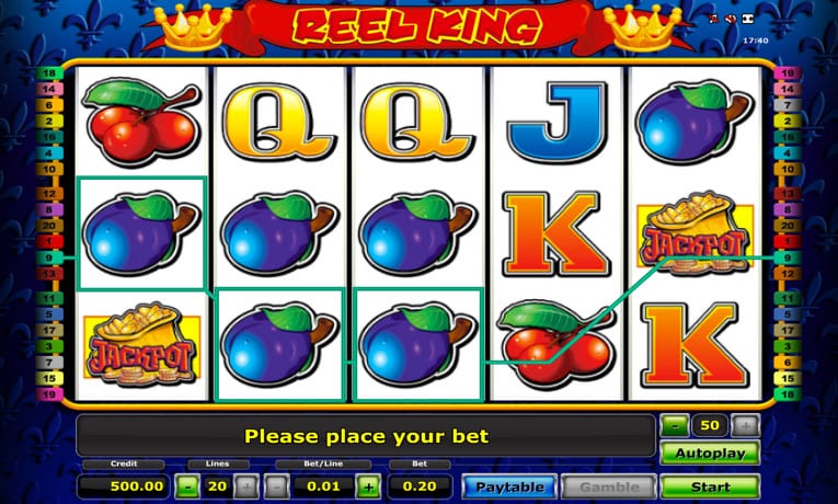 Reel King slot machine demo