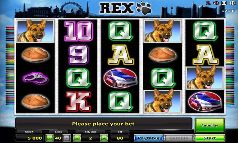Il Commissario Rex slot game demo