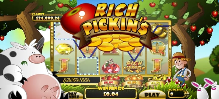 Rich Pickin's demo slots