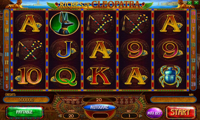 Riches of Cleopatra slot game demo