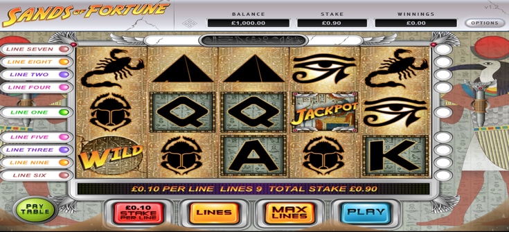 Sands of Fortune demo slots