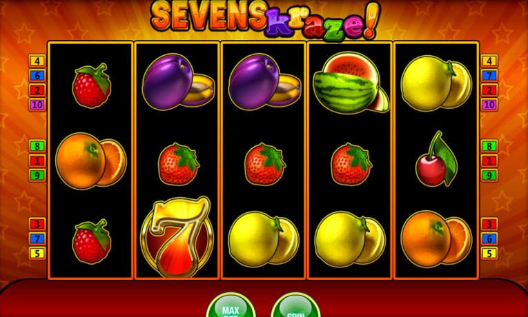 Sevens Kraze fruit machine demo