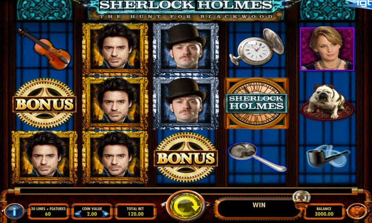 Sherlock Holmes pokie machine demo