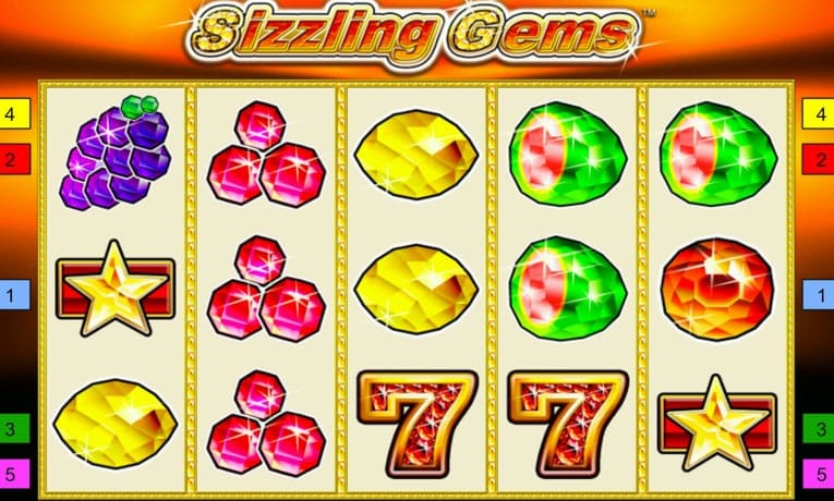 Sizzling Gems slot machine demo