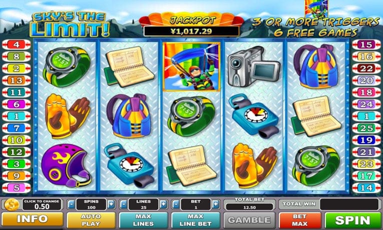 Sky’s the Limit demo slot