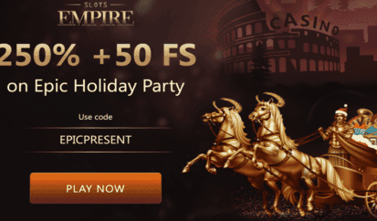 slots empire epic holiday party bonus code