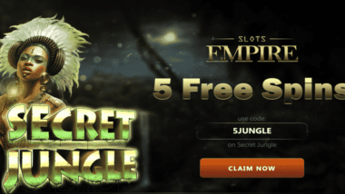 slots empire secret jungle bonus code