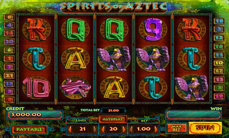 Spirits of Aztec slot game demo