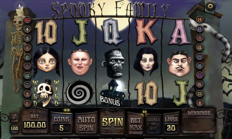 Spooky Family slot demo
