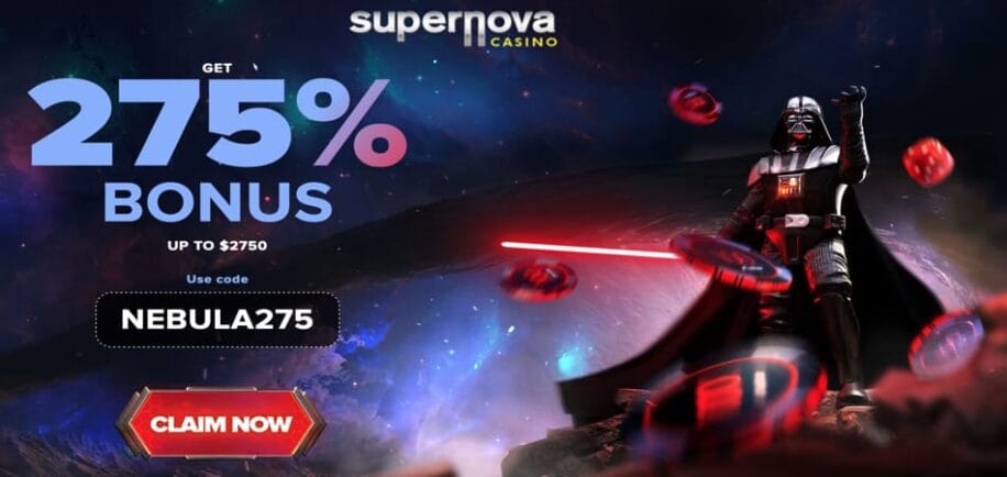 Supernova Casino promo code
