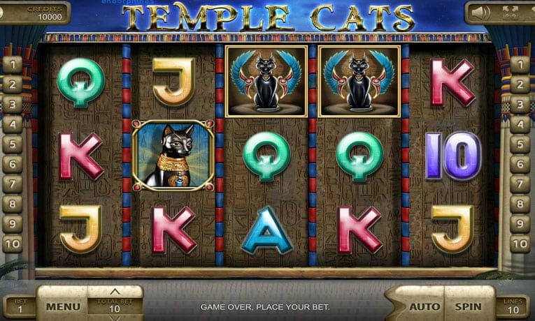 Temple Cats slot game demo