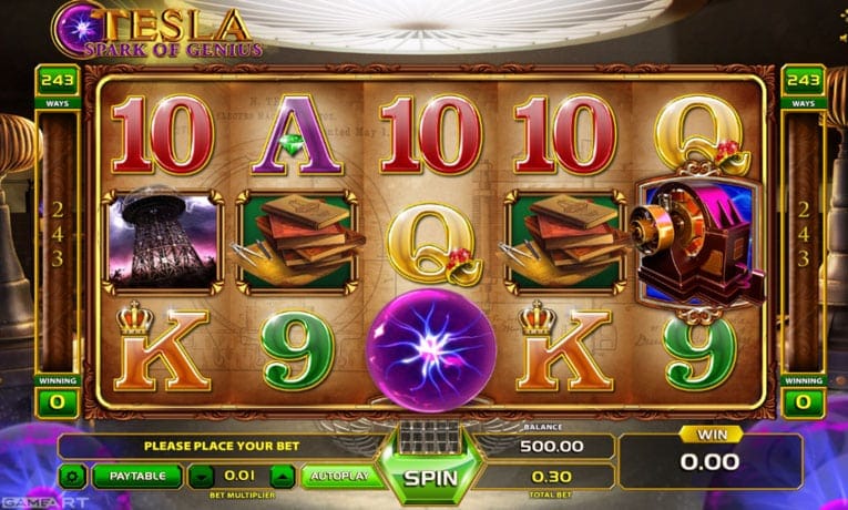 Nikola Tesla demo slot