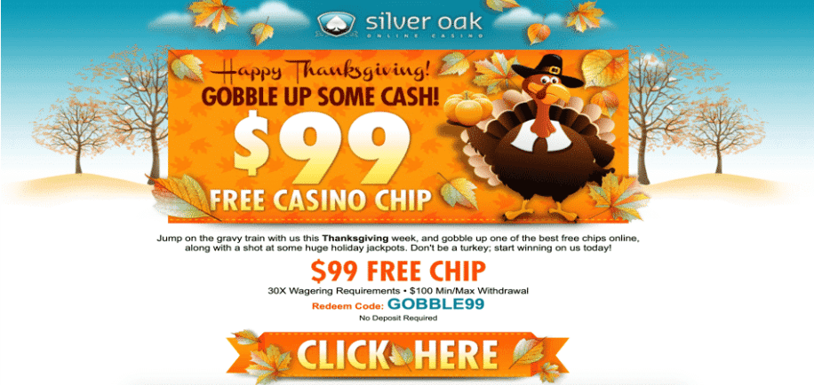 thanksgiving free chip bonus code