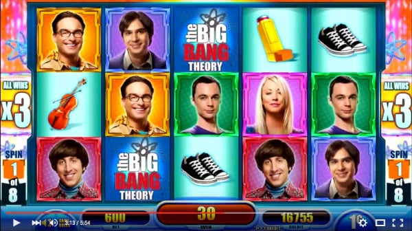 The Big Bang Theory pokie machine demo