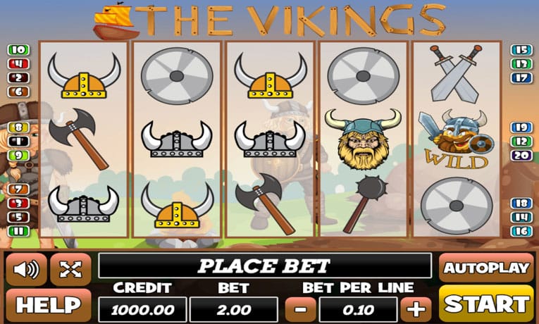The Vikings slot machine demo