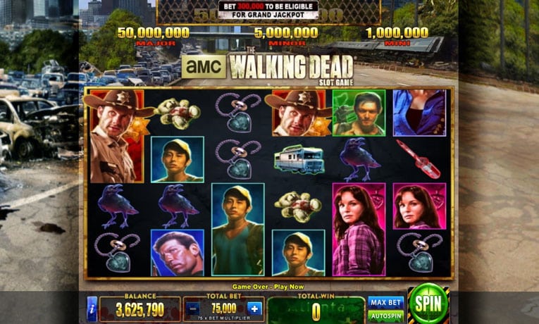 The Walking Dead pokie machine demo